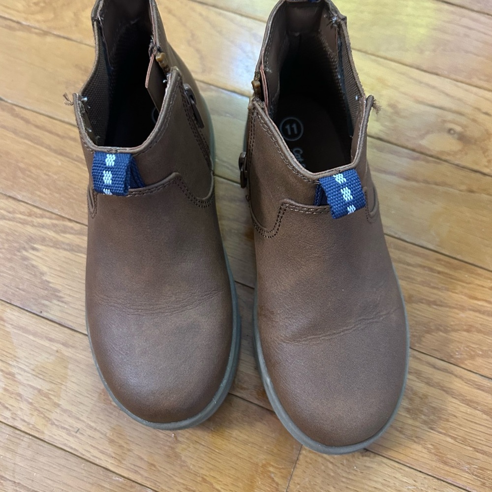 Cat & Jack Brown Kids Boots 11